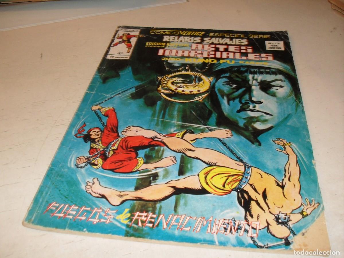 C&oacute;mics: RELATOS SALVAJES KUNG FU N&ordm; 43,DE 52,FUEGOS DE RENACIMIENTO,CON SANG CHI,VERTICE,1975