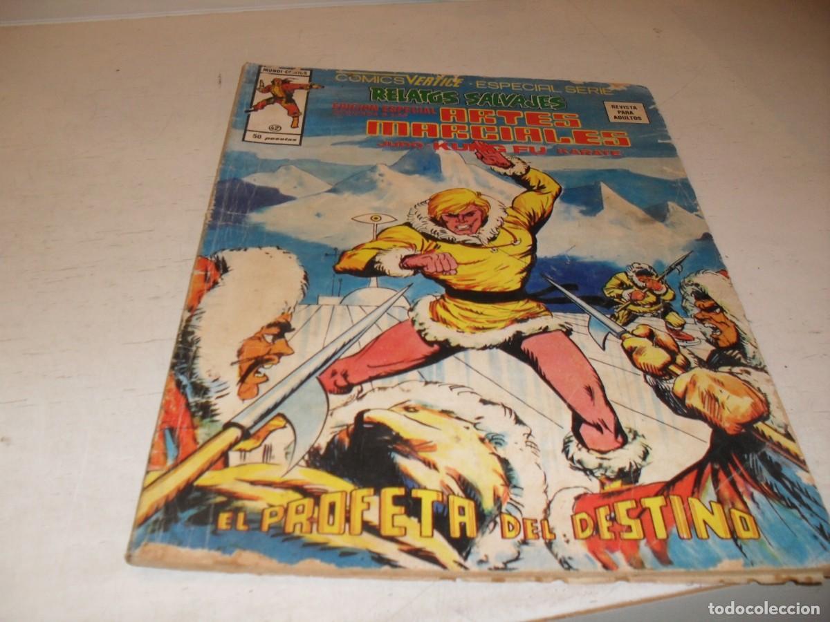 C&oacute;mics: RELATOS SALVAJES KUNG FU N&ordm; 42,DE 52,EL PROFETA DEL DESTINO,CON RICHARD DRAGON,VERTICE,1975