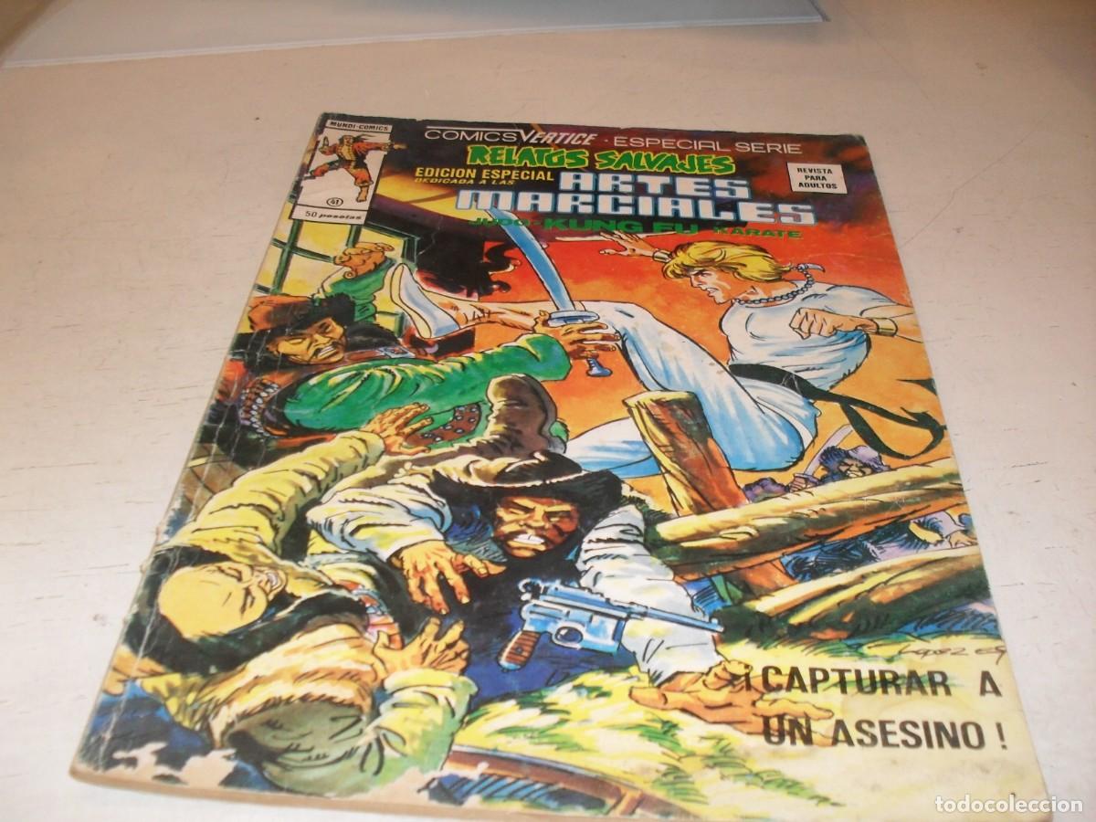C&oacute;mics: RELATOS SALVAJES KUNG FU N&ordm; 41,DE 52,CAPTURAR A UN ASESINO,CON RICHARD DRAGON,VERTICE,1975