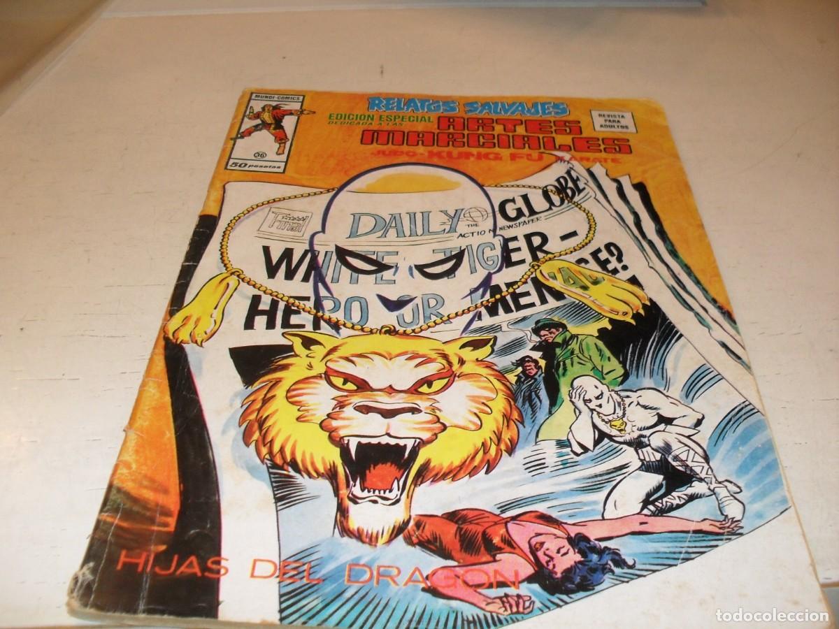 C&oacute;mics: RELATOS SALVAJES KUNG FU N&ordm; 36,DE 52,HIJAS DEL DRAGON,VERTICE,1975