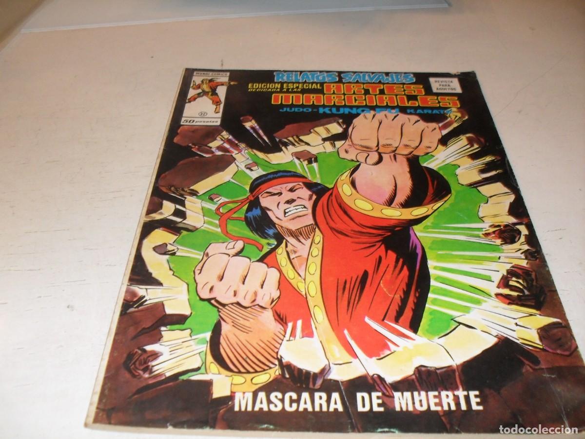 C&oacute;mics: RELATOS SALVAJES KUNG FU N&ordm; 32,MASCARA DE MUERTE,CON SANG CHI,VERTICE,1975