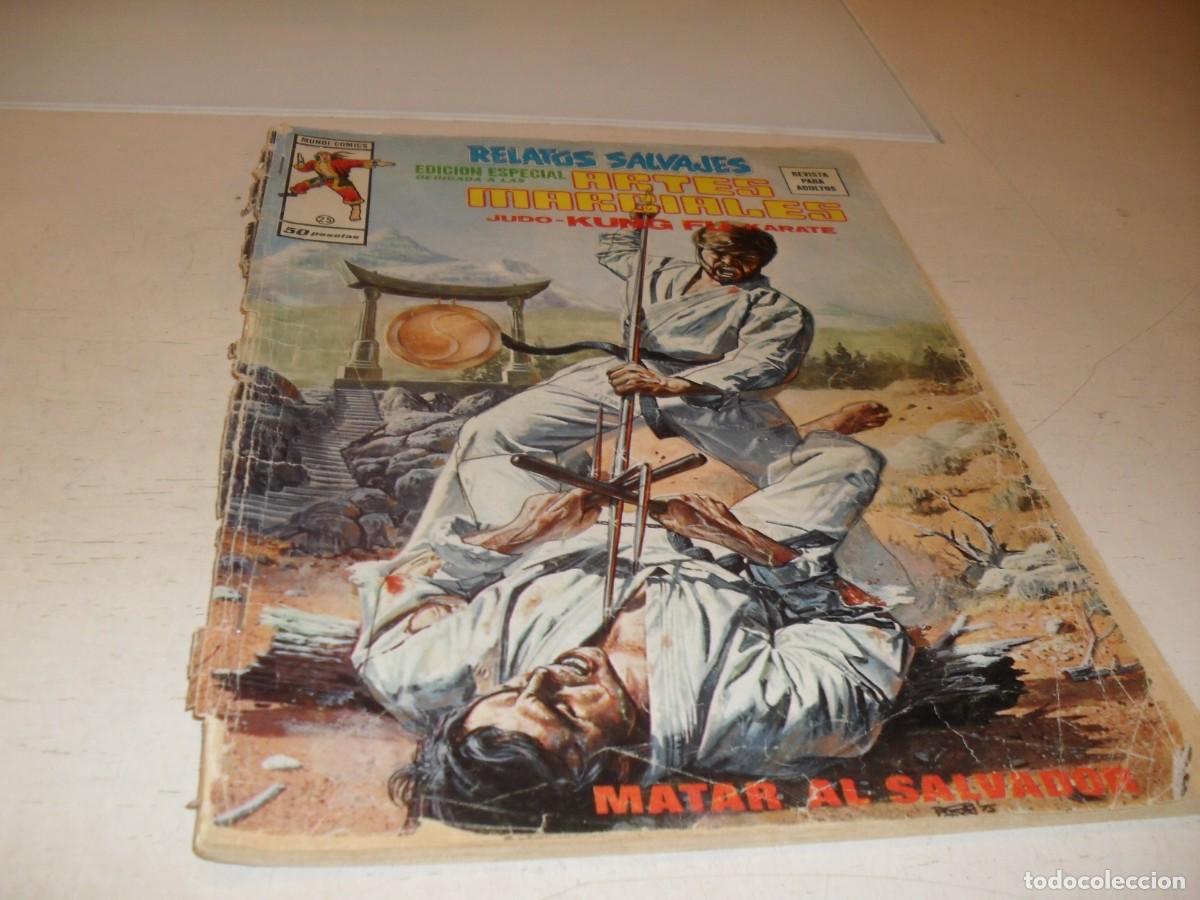 C&oacute;mics: RELATOS SALVAJES KUNG FU N&ordm; 25,SANG CHI VS PU&Ntilde;O DE HIERRO,CON SANG CHI,VERTICE,1975