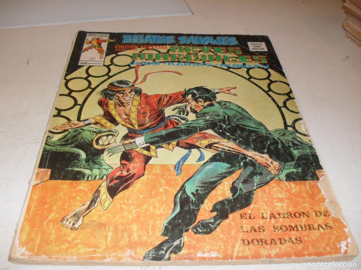 C&oacute;mics: RELATOS SALVAJES KUNG FU N&ordm; 11,EL LADRON DE LAS SOMBRAS,CON PU&Ntilde;O DE HIERRO,DE 52,VERTICE,1975
