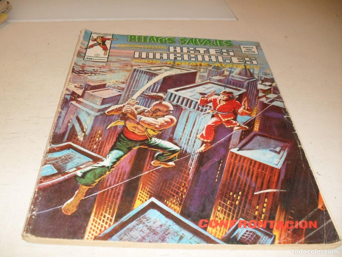 C&oacute;mics: RELATOS SALVAJES KUNG FU N&ordm; 5,CONFRONTACION,CON SANG CHI,DE 52,VERTICE,1975