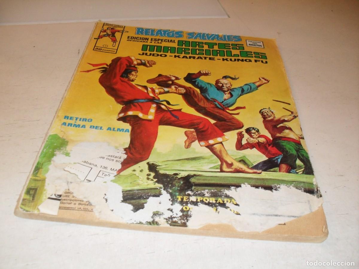 C&oacute;mics: RELATOS SALVAJES KUNG FU N&ordm; 3,CON SANG CHI, VS.EL HOMBRE COSA,DE 52,VERTICE,1975