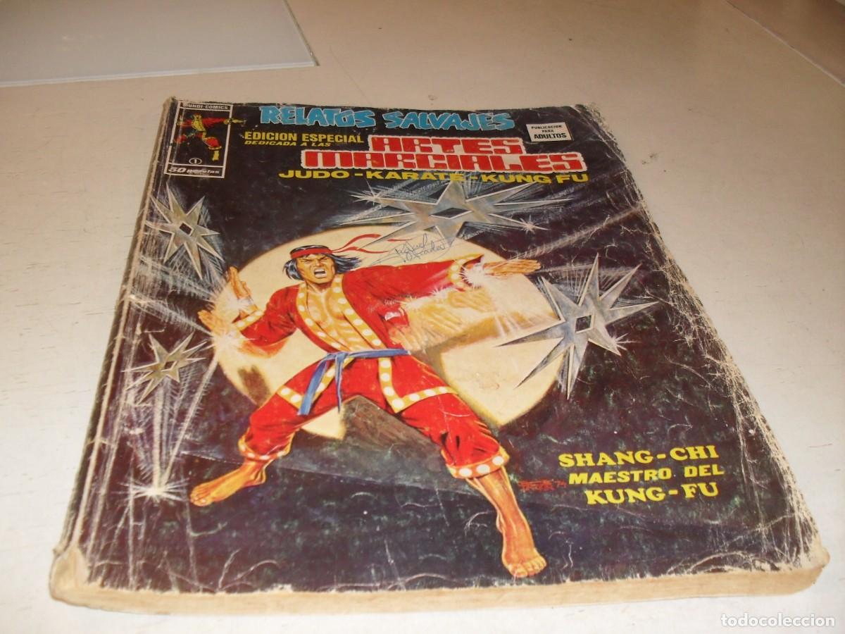 C&oacute;mics: RELATOS SALVAJES KUNG FU N&ordm; 1,SANG CHI,MAESTRO DE KUNG FU,DE 52,VERTICE,1975