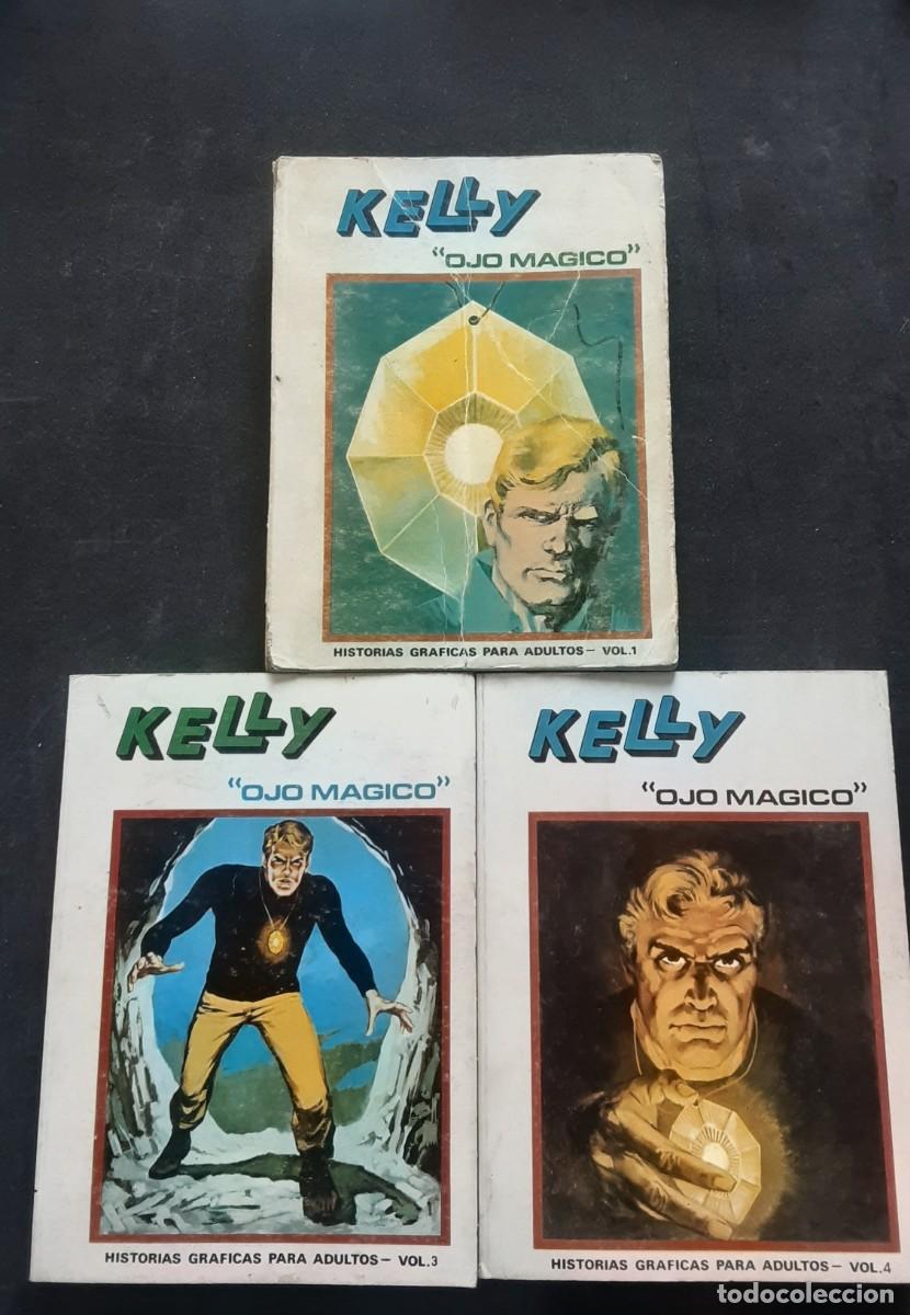 C&oacute;mics: KELLY &rdquo; OJO MAGICO &rdquo; , EDICION ESPECIAL # EDICIONES VERTICE 1972 # LOTE DE 3 UD # LOPEZ ESPI