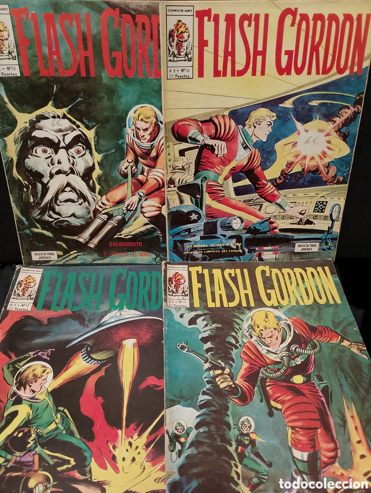 C&oacute;mics: FLASH GORDON DE EDITORIAL V&Eacute;RTICE LOTE DE 28 N&ordm;S / 1974 #COL - Foto 6