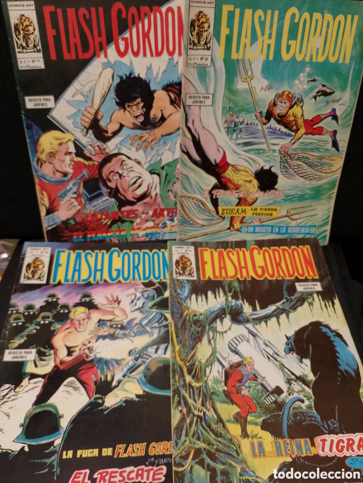 C&oacute;mics: FLASH GORDON DE EDITORIAL V&Eacute;RTICE LOTE DE 28 N&ordm;S / 1974 #COL - Foto 11