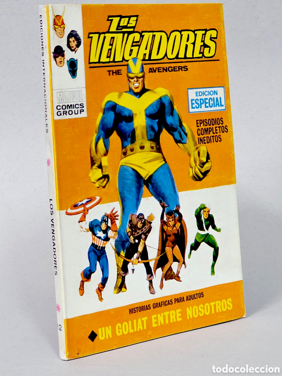 C&oacute;mics: C&Oacute;MIC LOS VENGADORES 12 UN GOLIAT ENTRE NOSOTROS VOL.1 MARVEL TACO VOLUMEN MUY BUEN ESTADO
