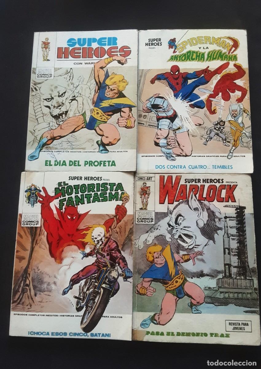 C&oacute;mics: SUPER HEROES V1 # COLECCION A FALTA DE LOS N&deg; 3 Y 9 # EDICIONES VERTICE 1973 # LOPEZ ESPI