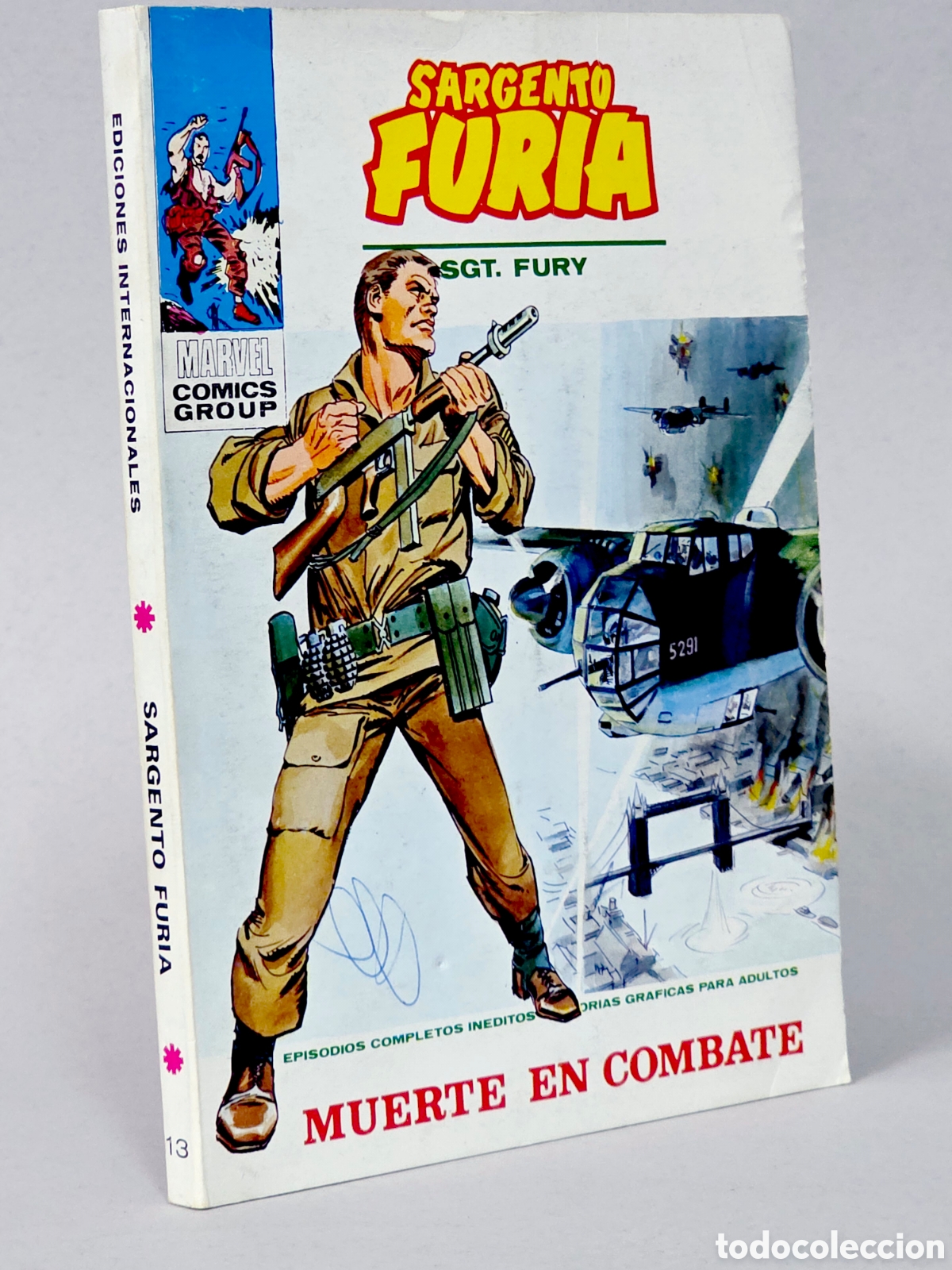 C&oacute;mics: C&Oacute;MIC SARGENTO FURIA 13 MUERTE EN COMBATE VOL.1 VERTICE TACO MARVEL VOLUMEN CASI EXCELENTE ESTADO