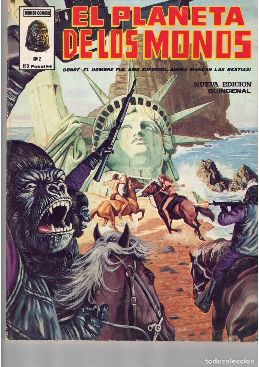 C&oacute;mics: Planeta de los monos 2. Editorial V&eacute;rtice.