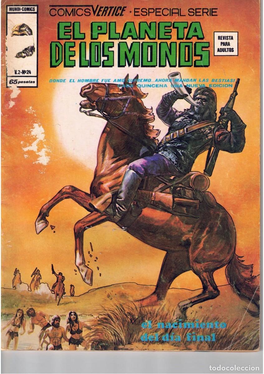 C&oacute;mics: Planeta de los monos 24. Editorial V&eacute;rtice.