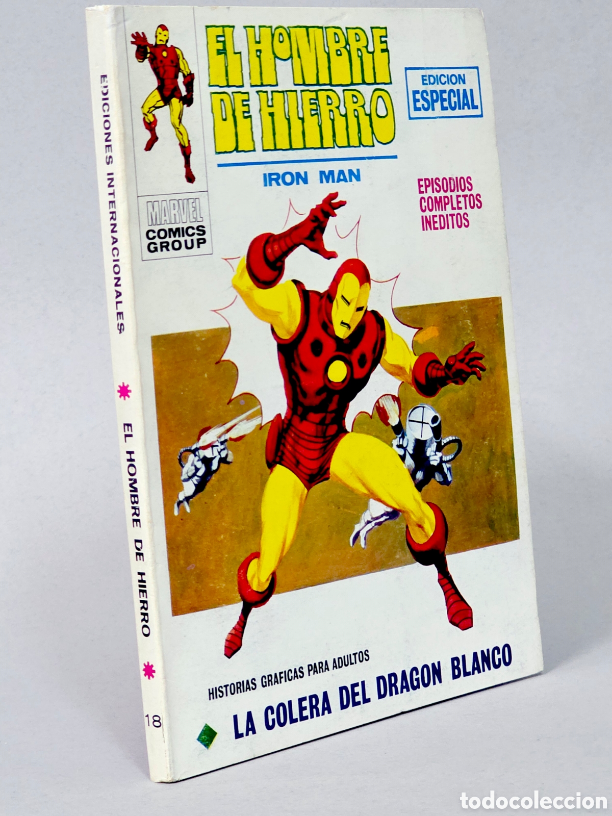C&oacute;mics: C&Oacute;MIC EL HOMBRE DE HIERRO 18 LA C&Oacute;LERA DEL DRAG&Oacute;N VOL.1 VERTICE TACO MARVEL VOLUMEN EXCELENTE ESTADO