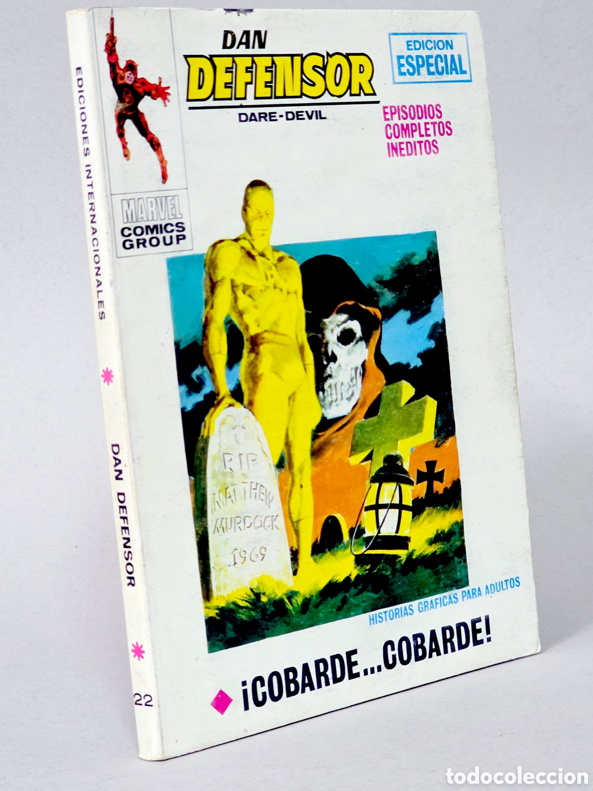 C&oacute;mics: C&Oacute;MIC DAN DEFENSOR 22 COBARDE VOL.1 VERTICE TACO MARVEL VOLUMEN EXCELENTE ESTADO