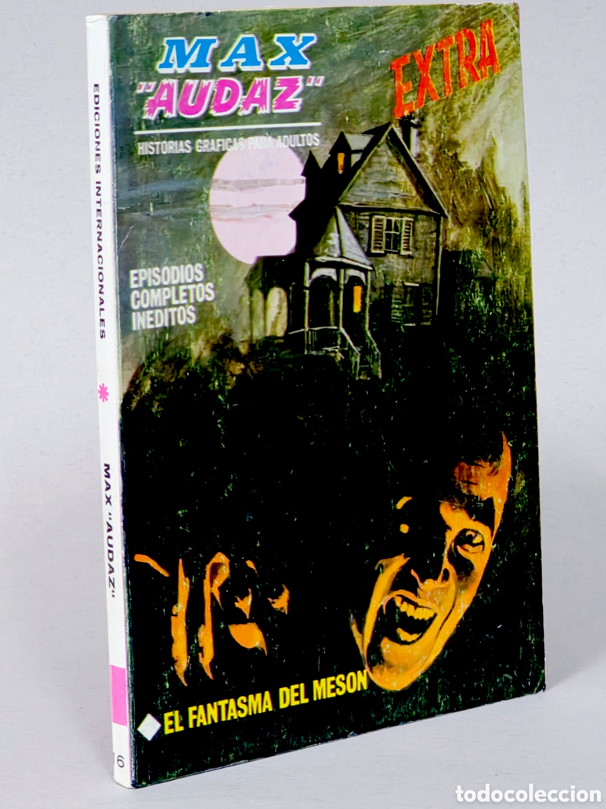 C&oacute;mics: C&Oacute;MIC MAX AUDAZ 16 EL FANTASMA DEL MES&Oacute;N VERTICE TACO FLEETWAY EXCELENTE ESTADO