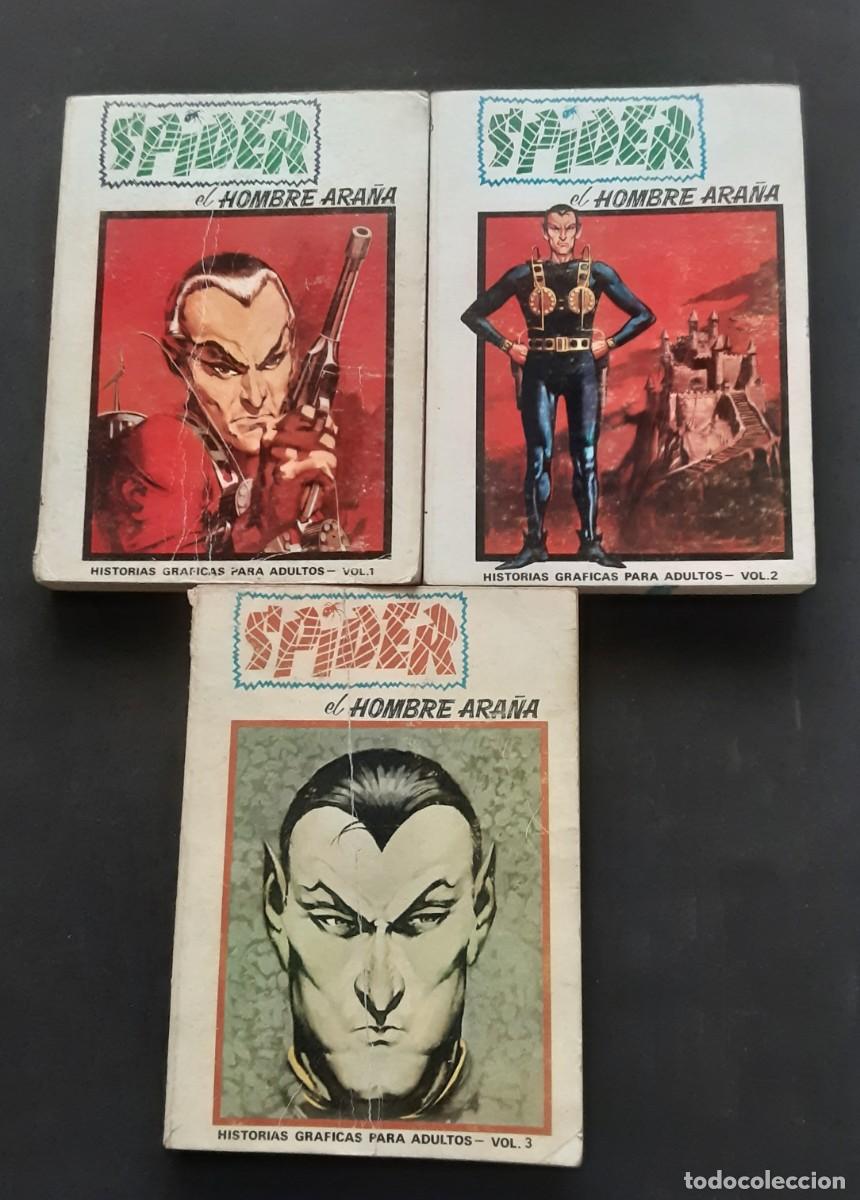 Comics : SPIDER &rdquo;EL HOMBRE ARA&Ntilde;A&rdquo; ED ESPECIAL # COL COMPLETA A FALTA DE 2 UD # ED VERTICE 1972 # LOPEZ ESPI
