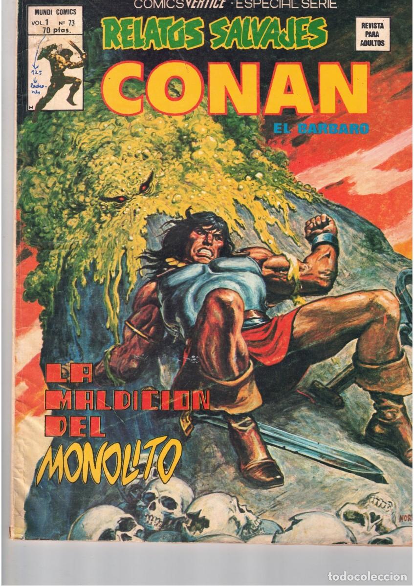 C&oacute;mics: Relatos Salvajes Conan 73. V&eacute;rtice.