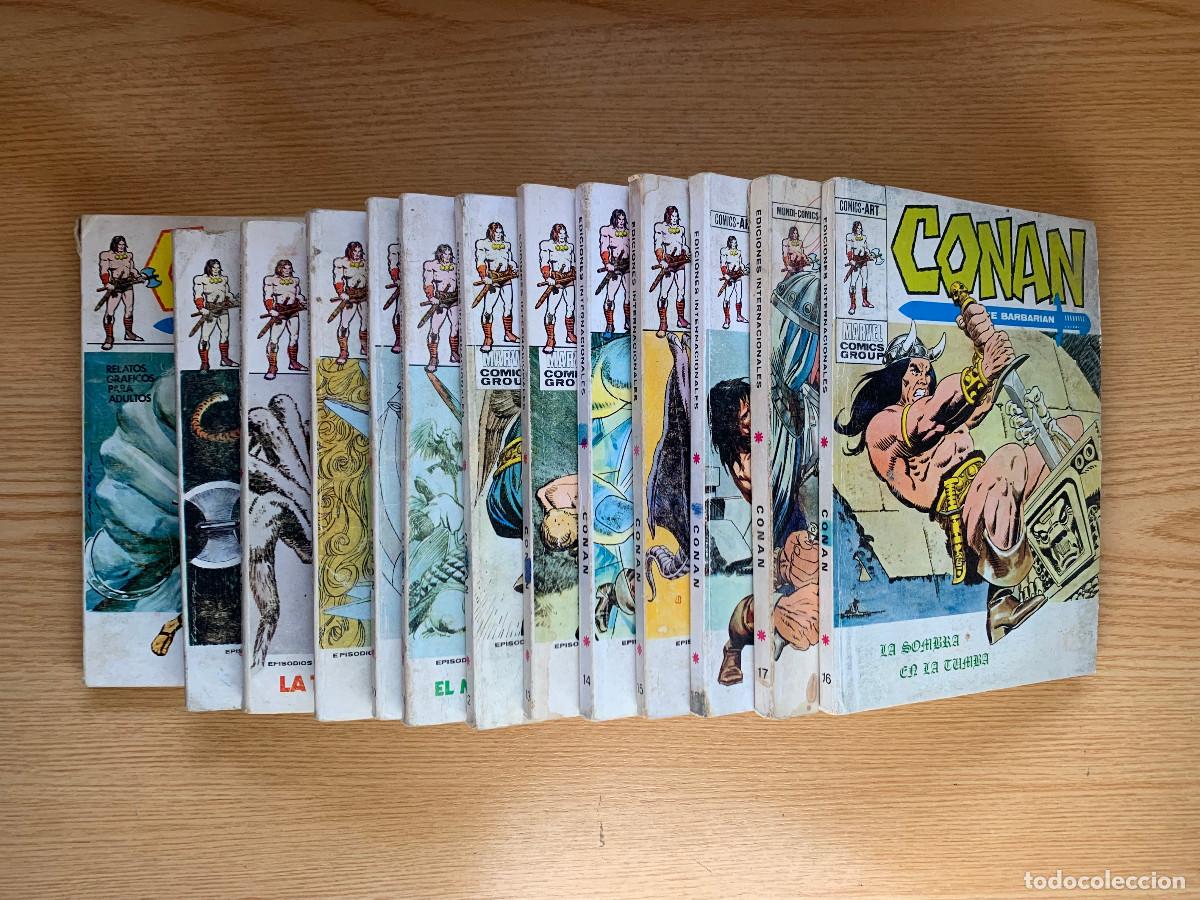 C&oacute;mics: Conan Vol. 1 n&ordm;s 2, 3, 7, 8, 10, 11, 12, 13, 14, 15, 16, 17 y 18 - Faltan 1, 4, 5, 6 y 9