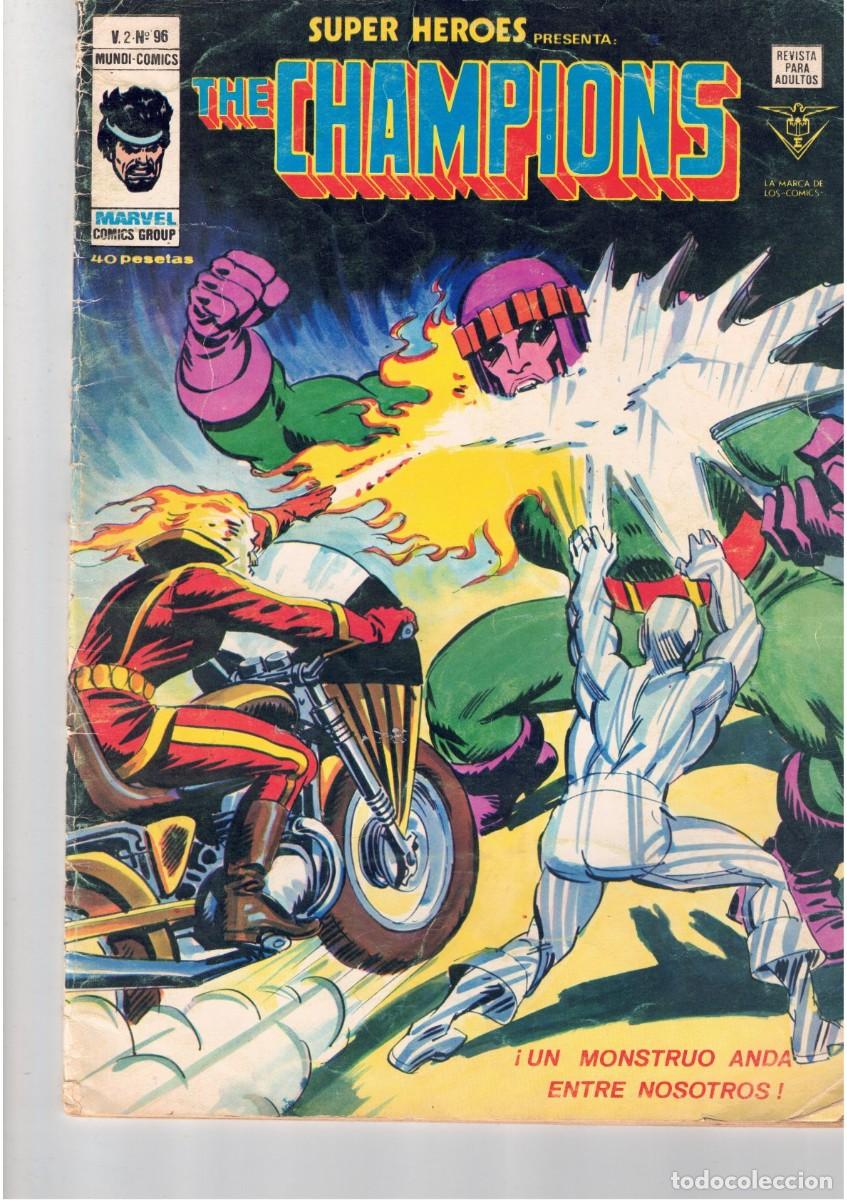 C&oacute;mics: Super H&eacute;roes The Champions 96.