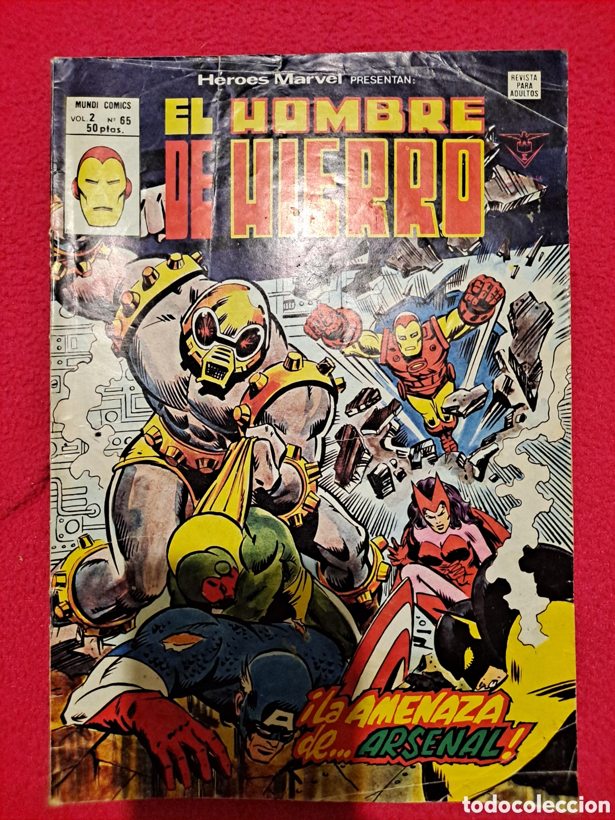 C&oacute;mics: Revista El Hombre de Hierro Eds. Vertice