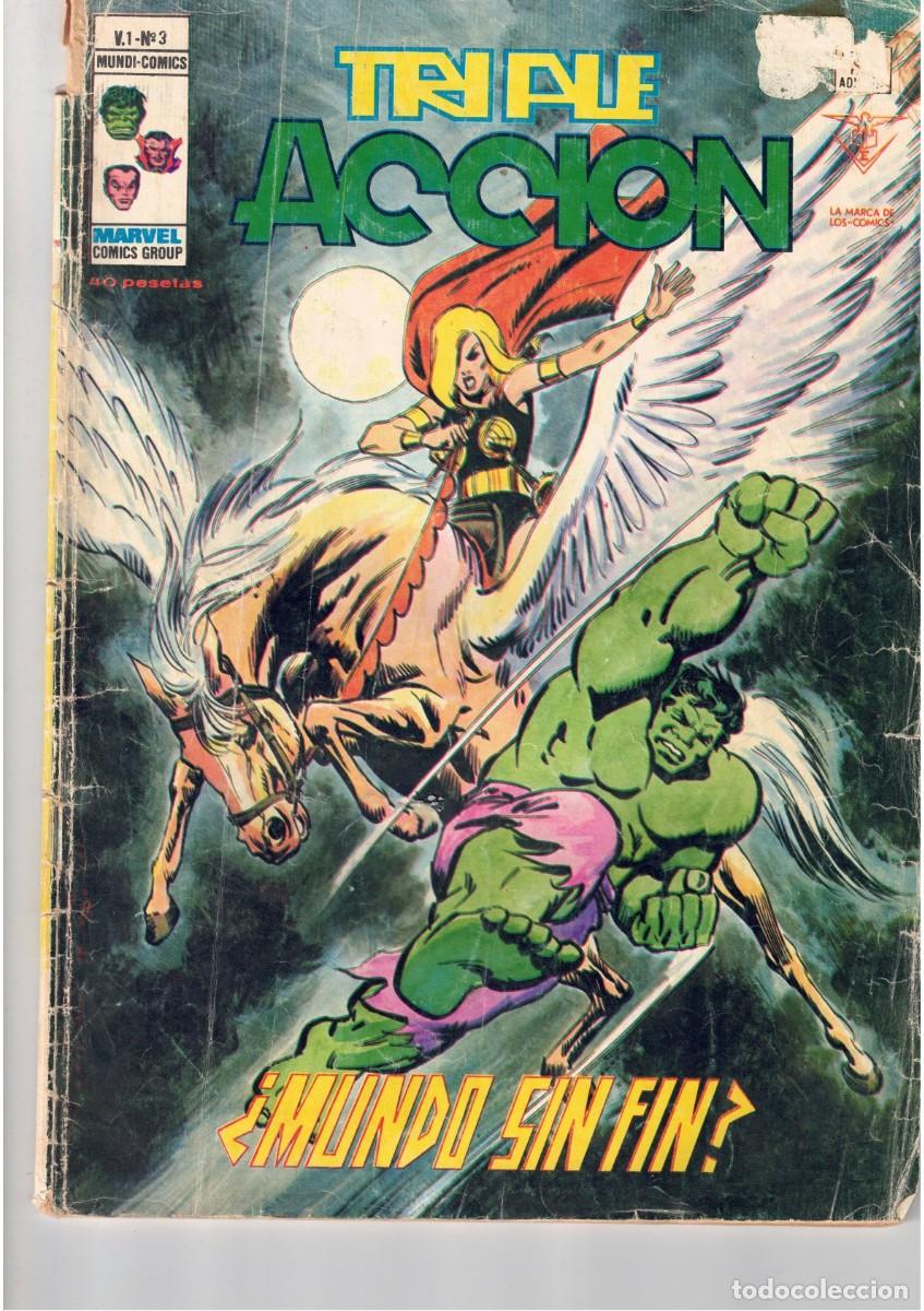 C&oacute;mics: Triple Acci&oacute;n 3. V&eacute;rtice.