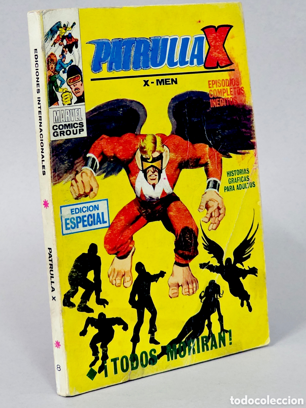 C&oacute;mics: C&Oacute;MIC PATRULLA X 8 TODOS MORIR&Aacute;N VOL.1 VERTICE MARVEL TACO PRIMERA ED. VOLUMEN NORMAL/BUEN ESTADO