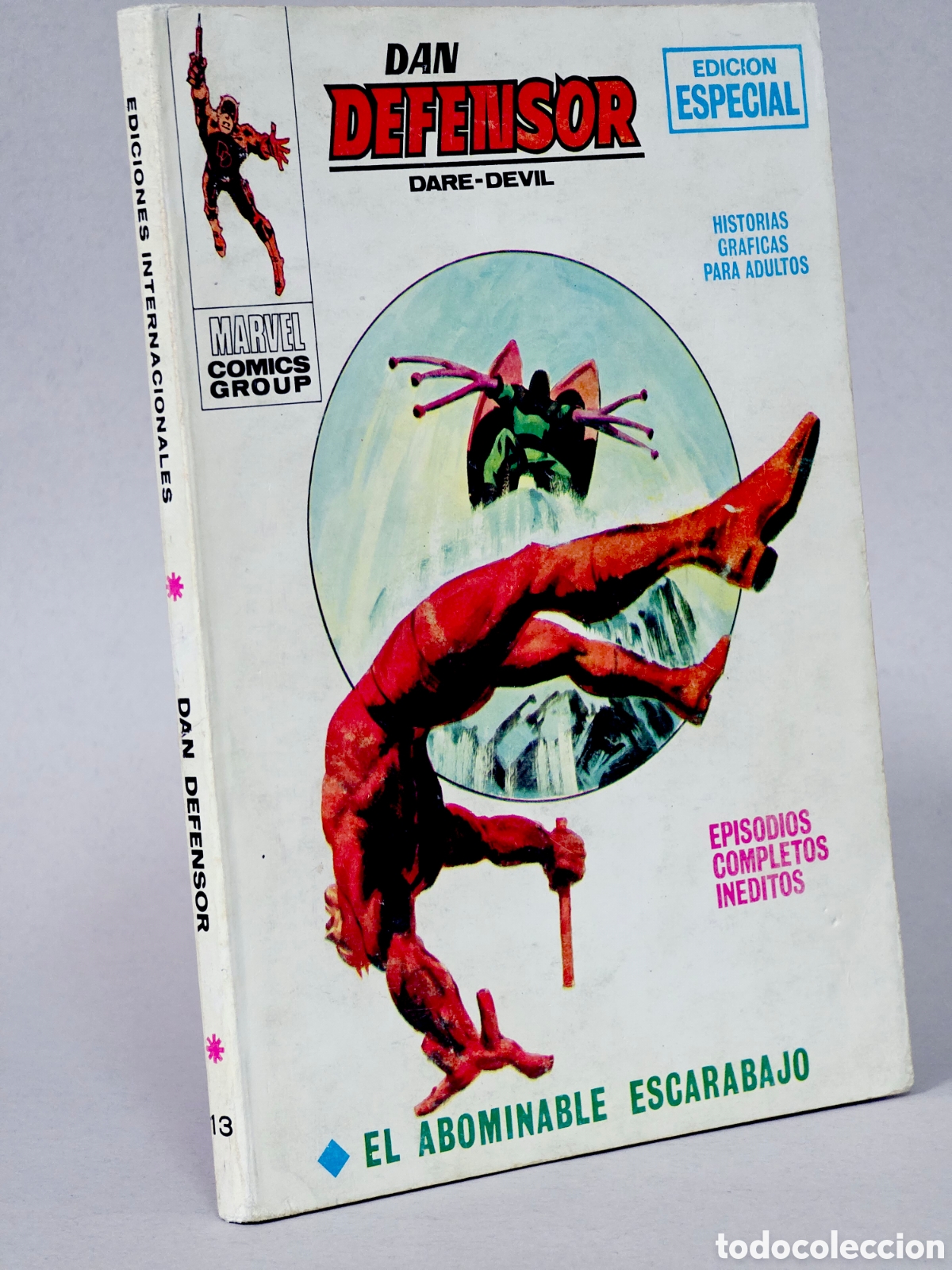 C&oacute;mics: C&Oacute;MIC DAN DEFENSOR 13 ABOMINABLE ESCARABAJO VOL.1 VERTICE MARVEL TACO VOLUMEN CASI EXCELENTE ESTADO