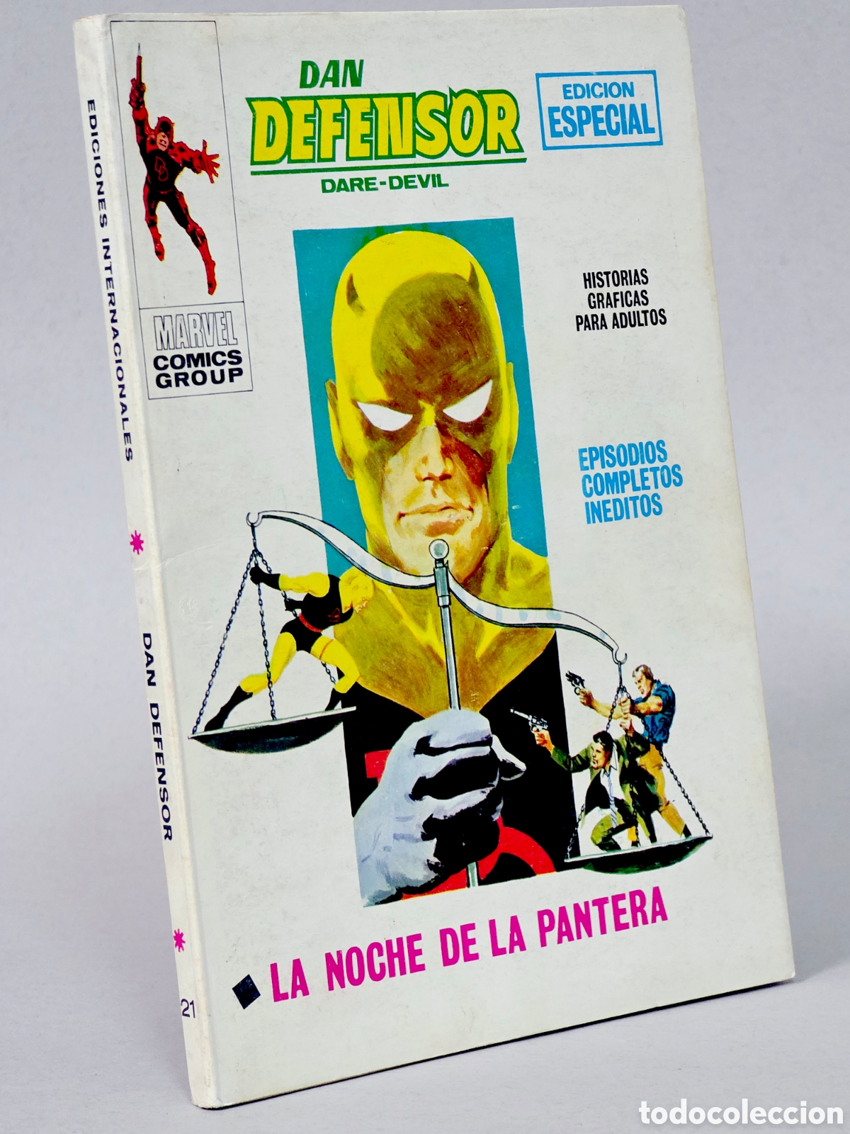 C&oacute;mics: C&Oacute;MIC DAN DEFENSOR 21 NOCHE DE LA PANTERA VOL.1 VERTICE MARVEL TACO VOLUMEN CASI EXCELENTE ESTADO