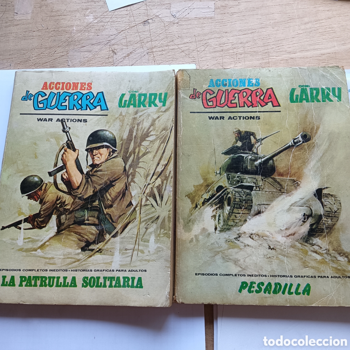 C&oacute;mics: ACCIONES DE GUERRA NUM 8-13 EDI.VERTICE