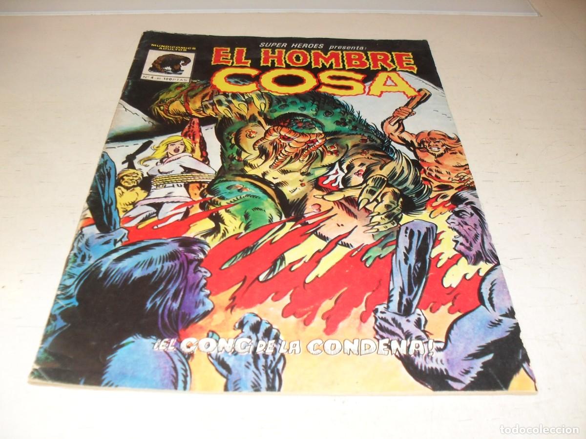 C&oacute;mics: SUPER HEROES PRESENTA N&ordm; 4,DE 5,EL HOMBRE COSA:EL GONG DE LA CONDENA.VERTICE,1981