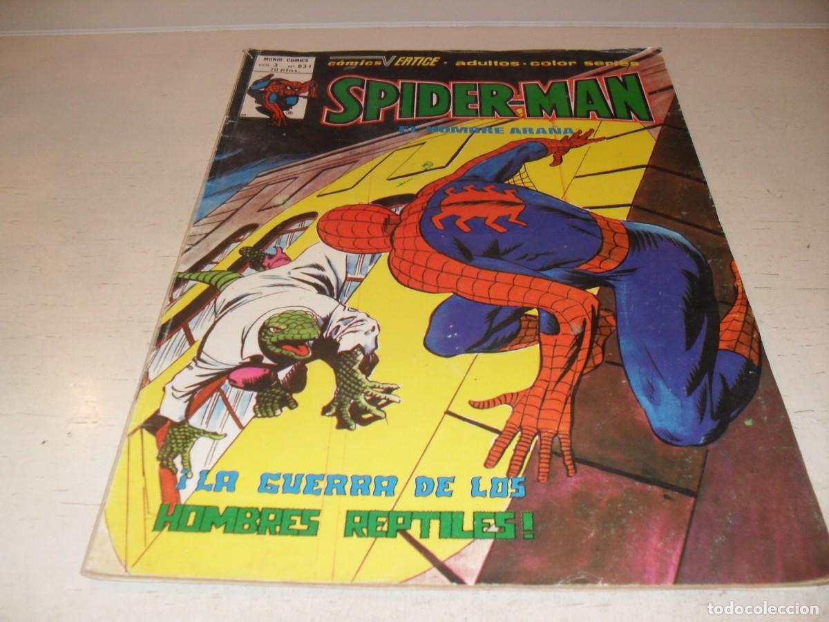 C&oacute;mics: SPIDERMAN N&ordm; 63-I,VOL 3:LA GUERRA DE LOS HOMBRES REPTILES.VERTICE,1975