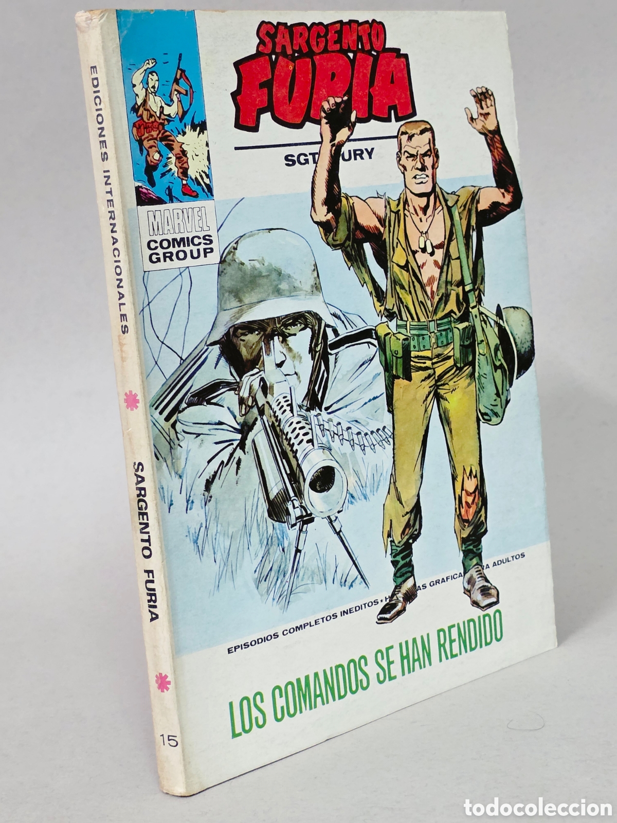 C&oacute;mics: C&Oacute;MIC SARGENTO FURIA 15 LOS COMANDOS VOL.1 TACO MARVEL VOLUMEN NORMAL/BUEN ESTADO