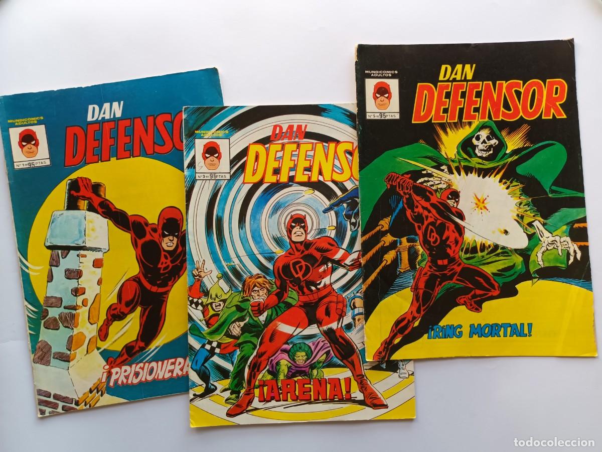 C&oacute;mics: Dan Defensor, 3 n&uacute;meros sueltos V&eacute;rtice-Mundicomics
