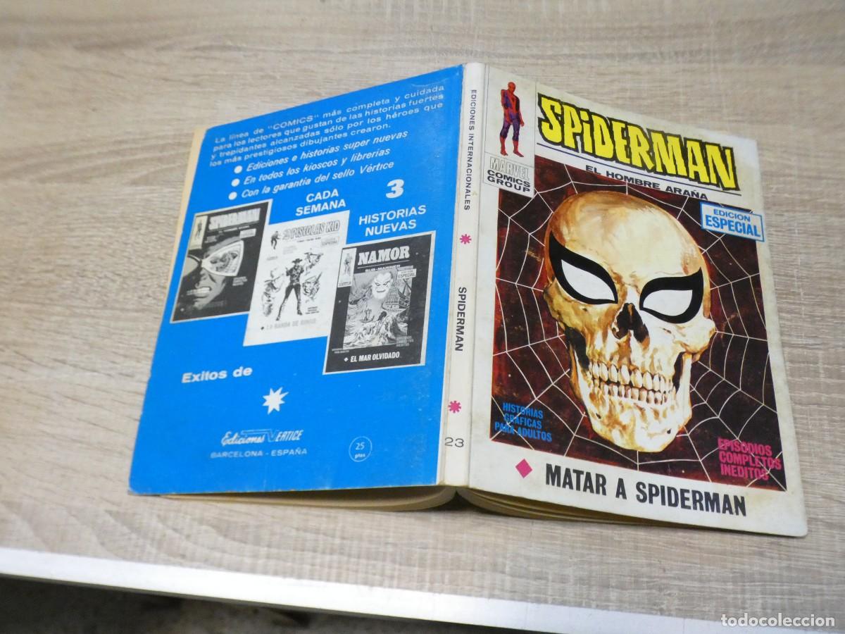 C&oacute;mics: ARKANSAS1980 COMIC VERTICE COMPLETO CON PAGINA CORTESIA Spiderman hombre ara&ntilde;a Despaginado