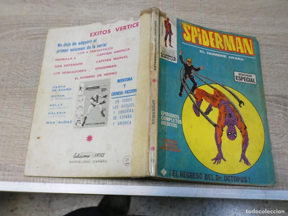 Comics: ARKANSAS1980 COMIC VERTICE COMPLETO CON PAGINA CORTESIA Spiderman Adhesivo lomo