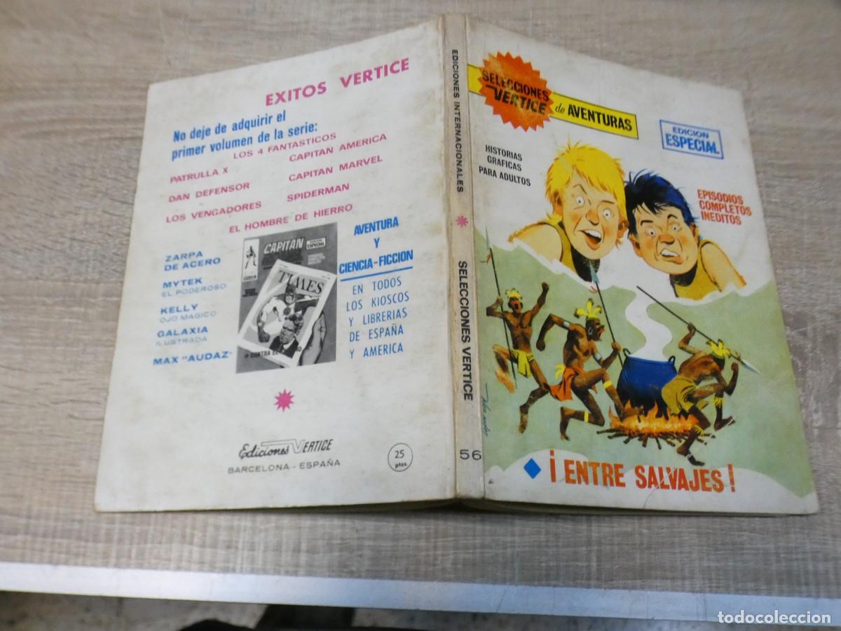 Comics: ARKANSAS1980 COMIC VERTICE COMPLETO CON PAGINA DE CORTESIA SELECCIONES VERTICE 56 ENTRE SALVAJES