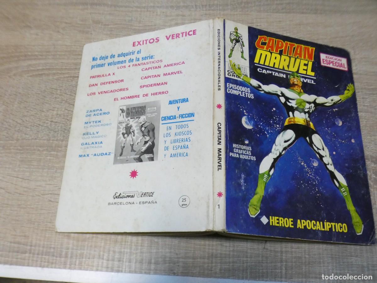 C&oacute;mics: ARKANSAS1980 COMIC VERTICE COMPLETO CON PAGINA DE CORTESIA CAPITAN MARVEL HEROE APOCALIPTICO