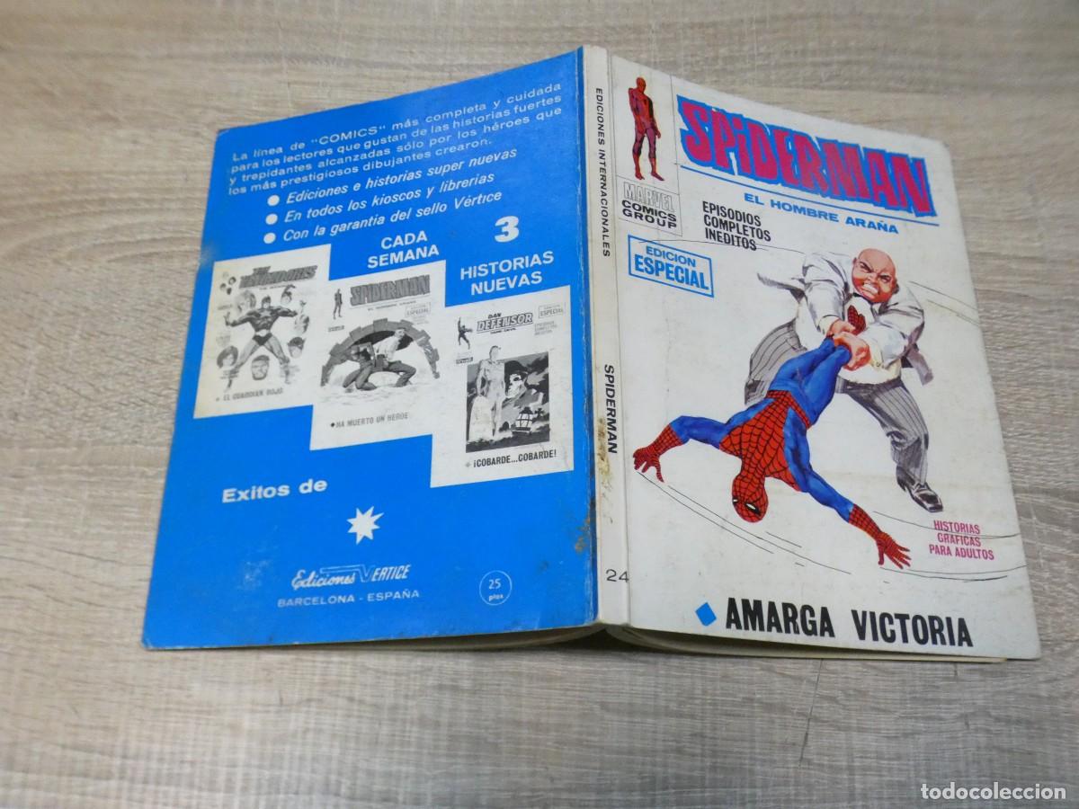 Comics: ARKANSAS1980 COMIC VERTICE COMPLETO CON PAGINA DE CORTESIA SPIDERMAN AMARGA VICTORIA