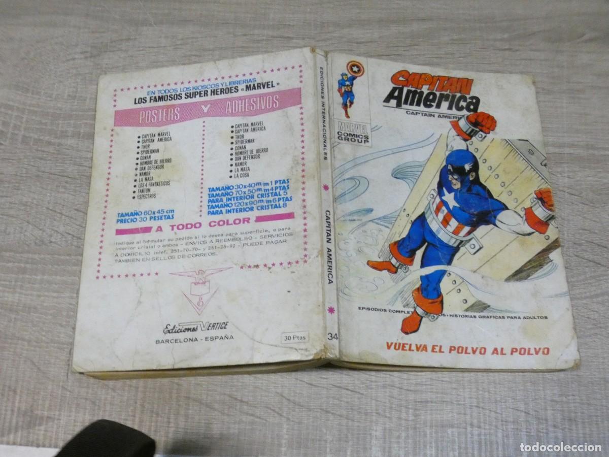 C&oacute;mics: ARKANSAS1980 COMIC VERTICE COMPLETO SIN PAGINA DE CORTESIA CAPITAN AMERICA