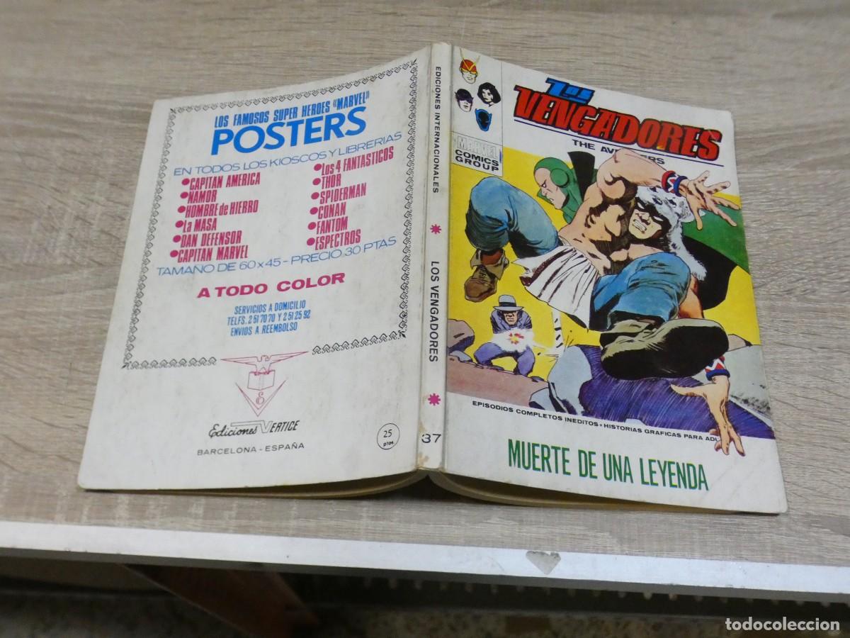 C&oacute;mics: ARKANSAS1980 COMIC VERTICE COMPLETO SIN PAGINA DE CORTESIA LOS VENGADORES MUERTE DE UNA LEYENDA