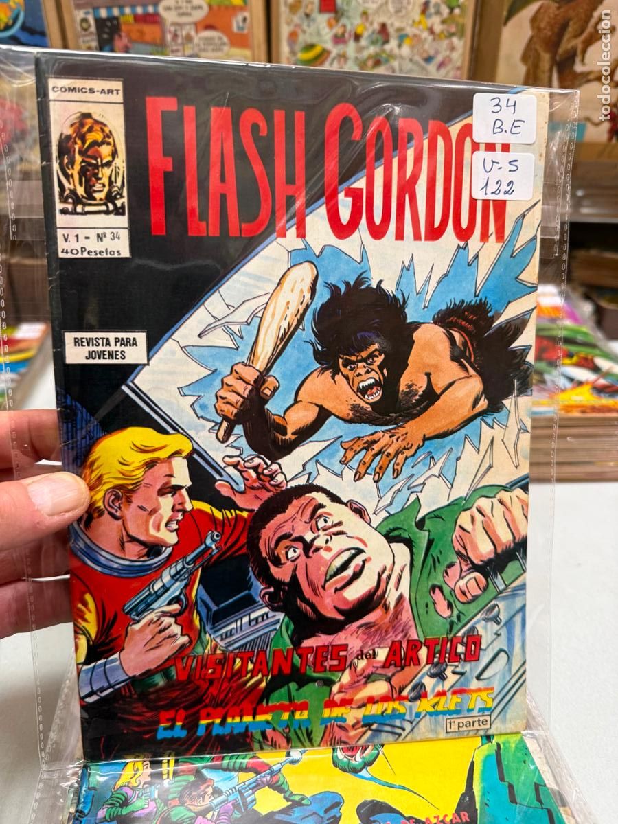 C&oacute;mics: FLASH GORDON VOLUMEN 1 EDITORIAL VERTICE NUMERO 34