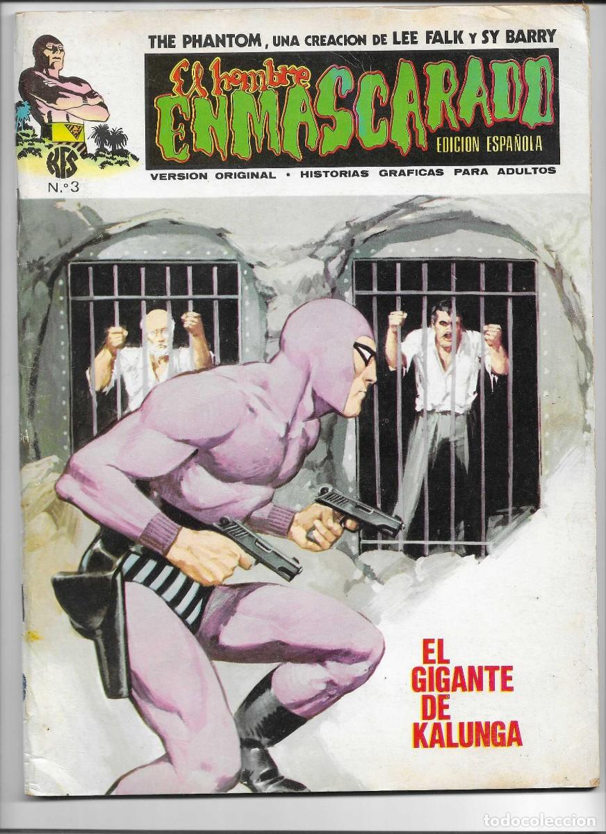 C&oacute;mics: EL HOMBRE ENMASCARADO VERTICE VOL 1 N&ordm; 3 - 1973 - LEE FALK / SY BARRY