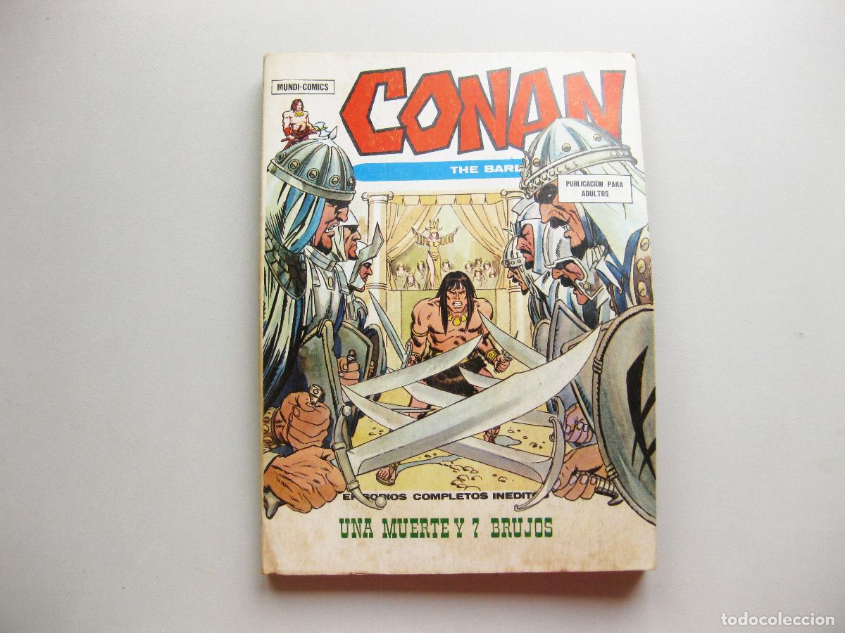 Comics: COMIC DE CONAN N&ordm; 17. UNA MUERTE Y 7 BRUJOS. EDICIONES INTERNACIONALES. TACO. VERTICE. MUNDI COMICS