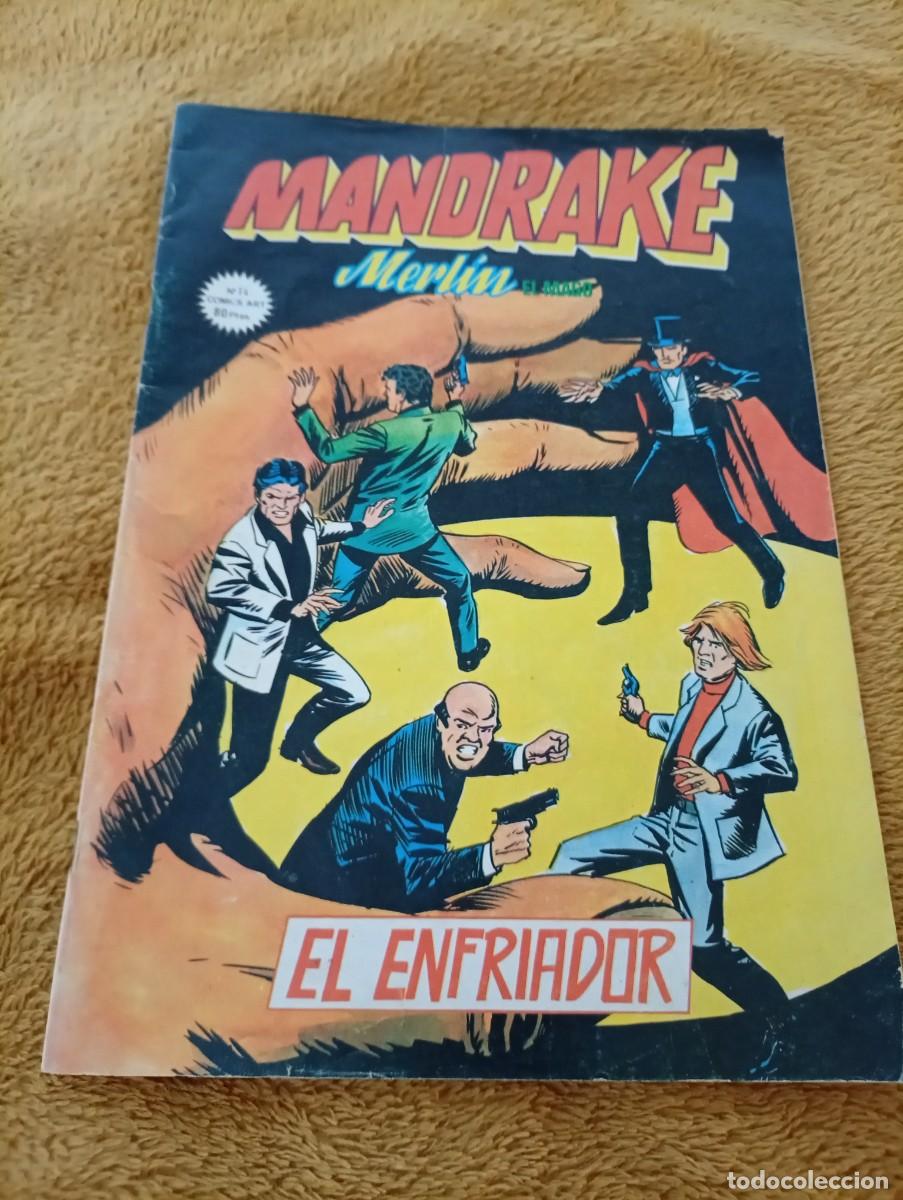 C&oacute;mics: Comic Mandrake Merlin el mago n&ordm;14 El enfriador ediciones Vertice Comics Art 1981