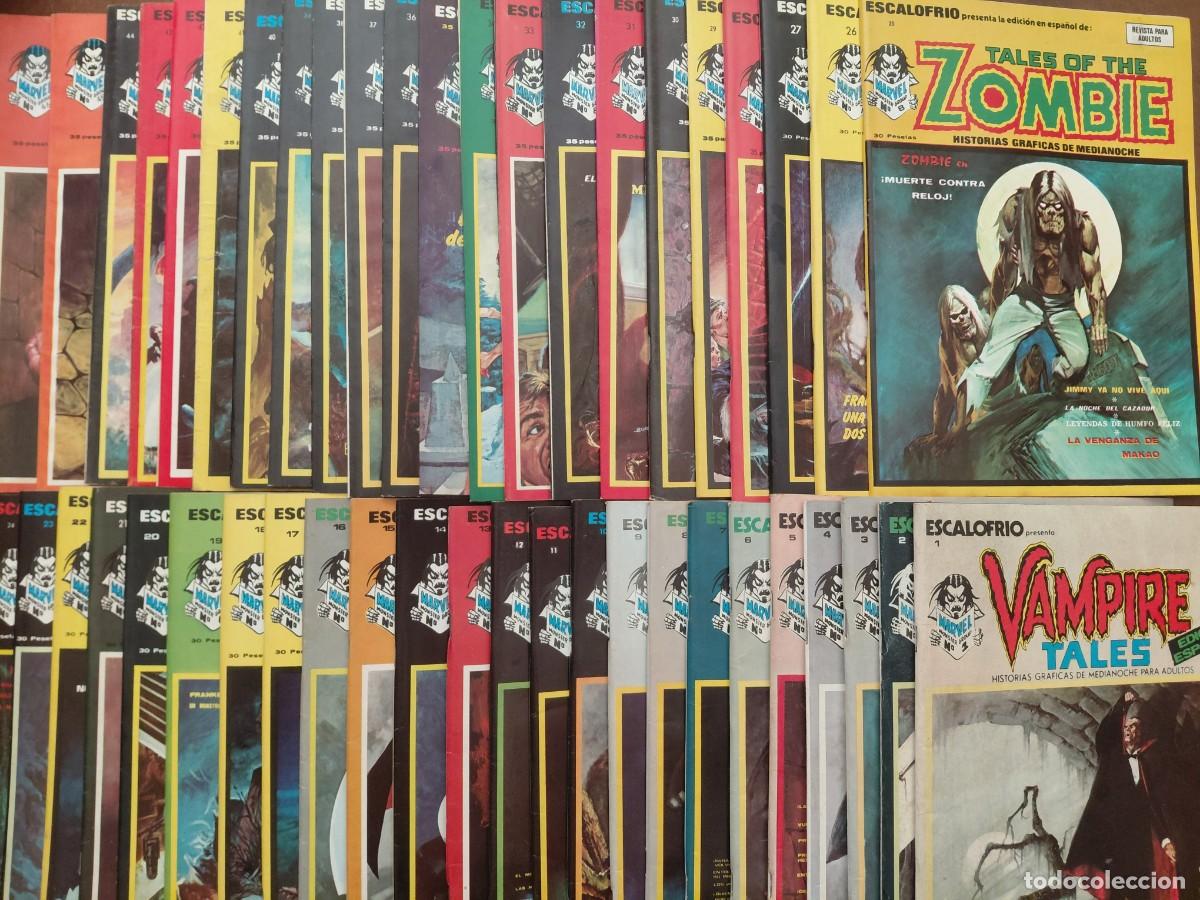 C&oacute;mics: ESCALOFRIO - VAMPIRE - ZOMBIE n&uacute;m. 1 al 46 (EDICIONES V&Eacute;RTICE - 1973) 27x20 - Foto 1