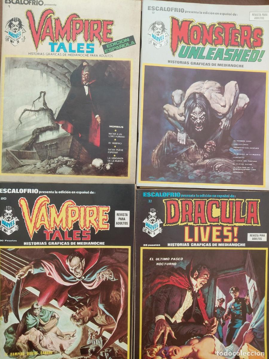 C&oacute;mics: ESCALOFRIO - VAMPIRE - ZOMBIE n&uacute;m. 1 al 46 (EDICIONES V&Eacute;RTICE - 1973) 27x20 - Foto 2