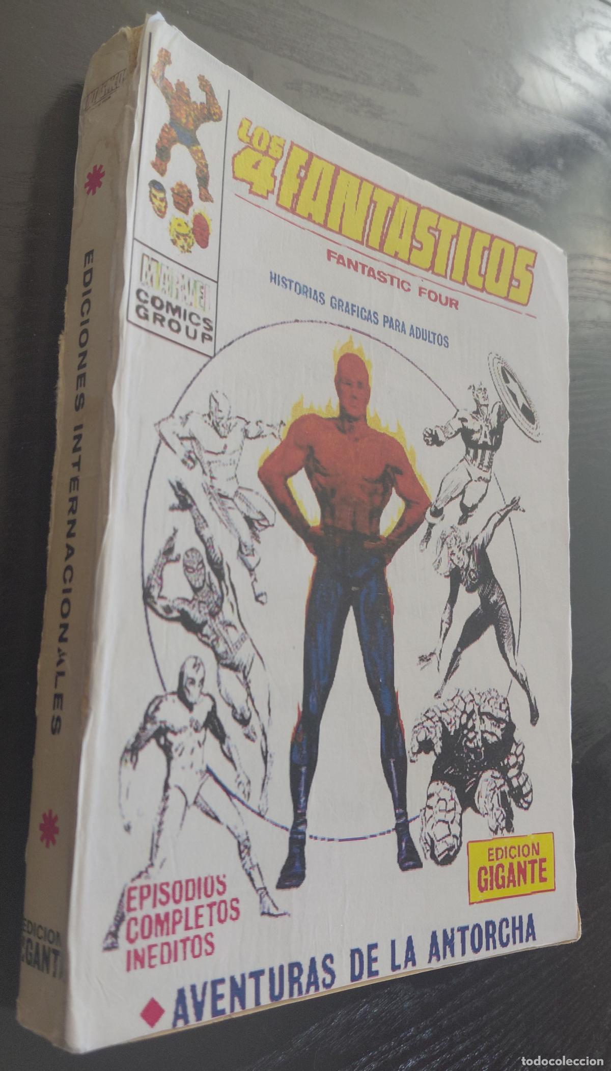 C&oacute;mics: Los 4 Fantasticos Vertice Edici&oacute;n Gigante Extra Aventuras de la Antorcha