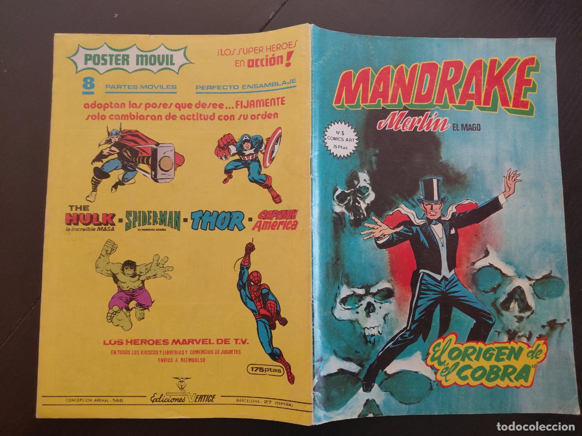 Comics: Mandrake el Mago Merlin Vertice N&ordm; 5